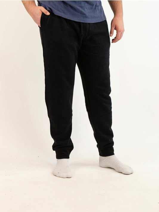 Mens Hemp Joggers • Organic Cotton Fleece Pants • Sustainable Casual Jogger Pants • Asatre Hemp Clothing